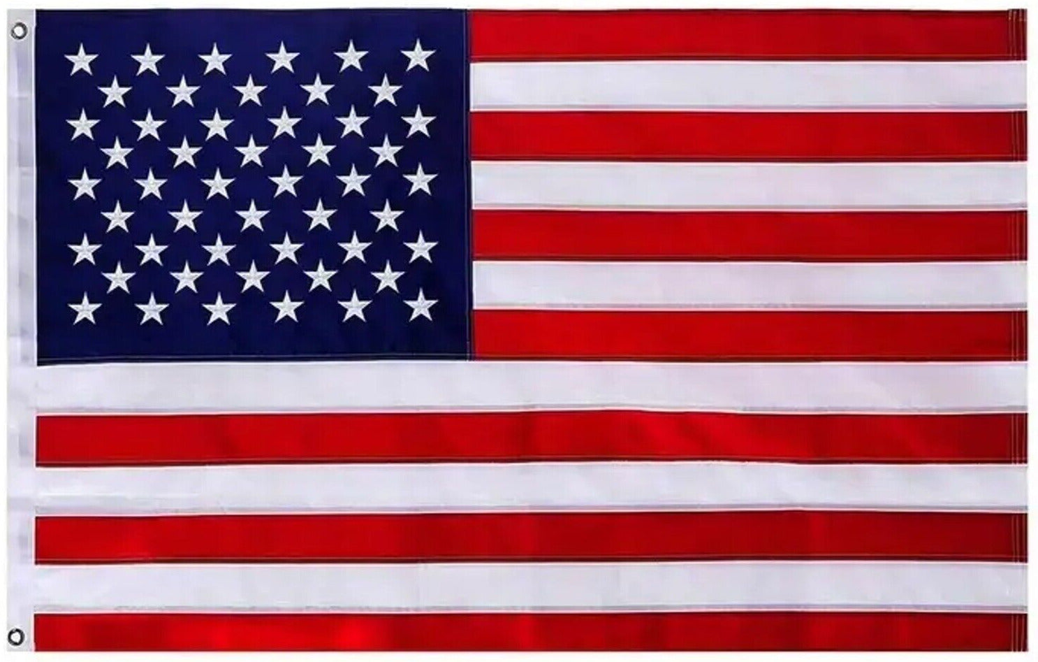 American Flag National Flag of the United States Embroidered 3 ft x 5 ft NEW! Home & Garden:Yard, Garden & Outdoor Living:Décor:Flags Cozy Home Treasures